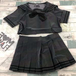 MOEFLAVOR School Girl Uniform Play Lingerie Large